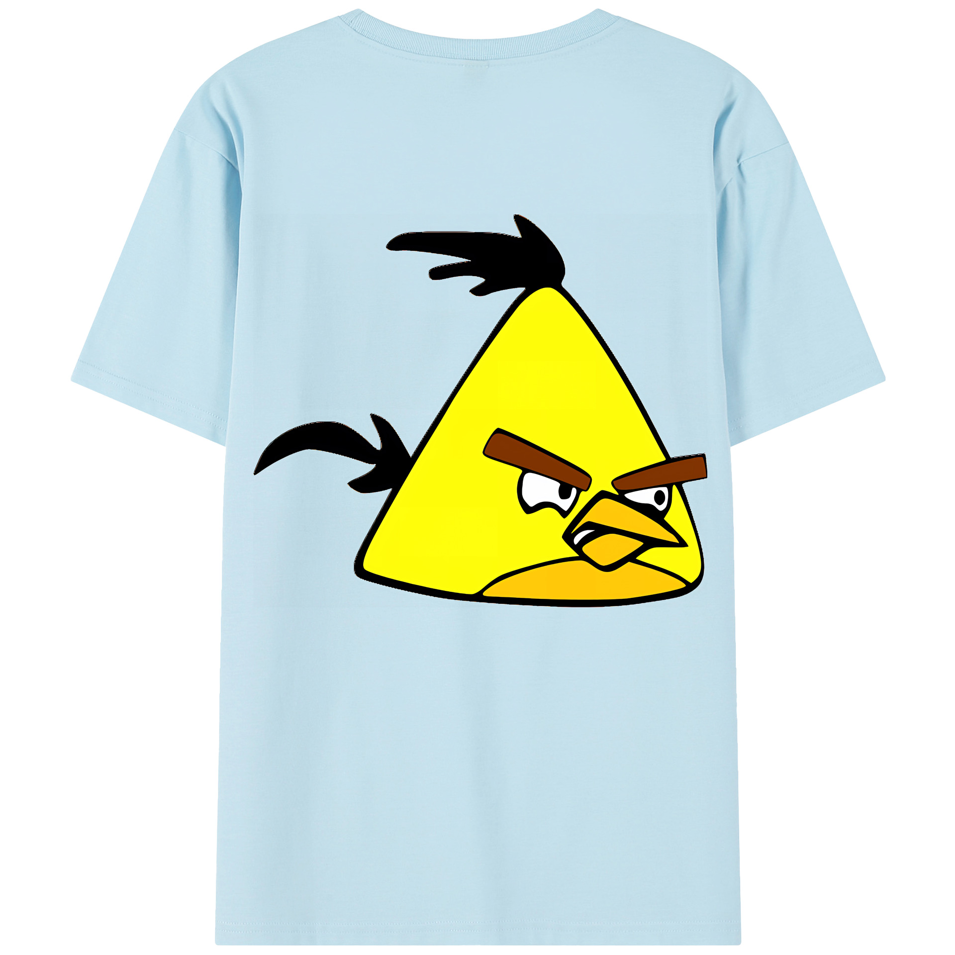 （画像用） Angry Birds アングリーバード 綿100％半袖Tシャツ（背面プリント）